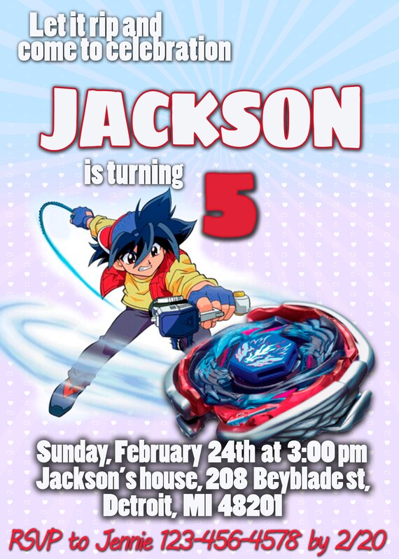 Beyblade Free Printable Invitations Oh My Fiesta For Geeks