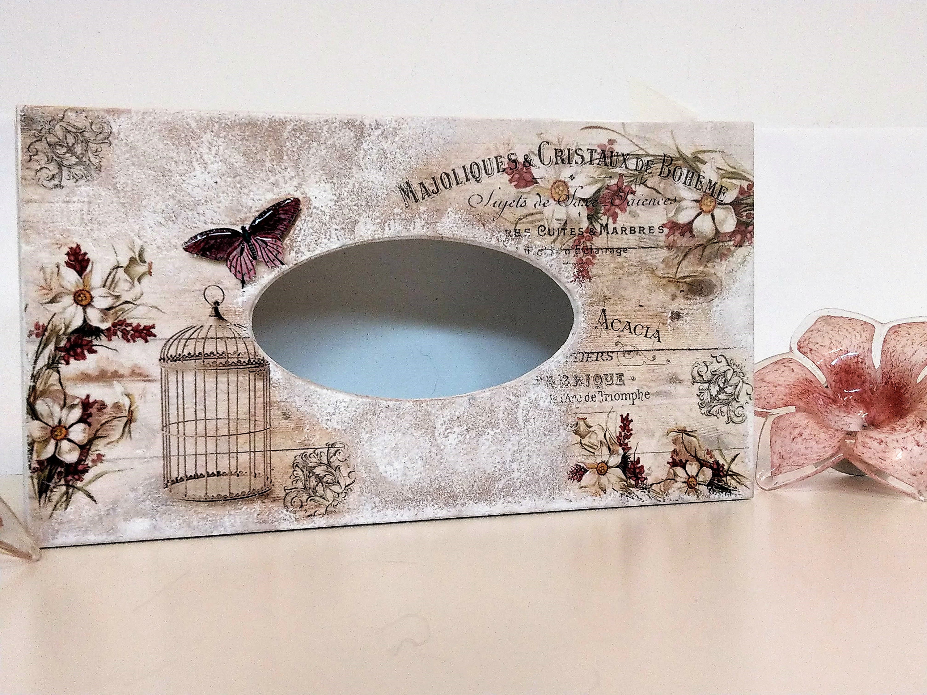 French Wooden Tissue Box Tissue Cover Tissue Box Cover Etsy