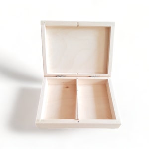 Caja de madera para naipes sin terminar Caja de madera para naipes sin pintar Caja de madera para naipes DIY Caja para naipes DIY Caja de madera de pino para manualidades Caja de cajón