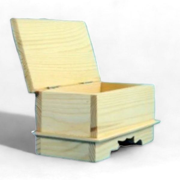 Plain Wooden Box Etsy