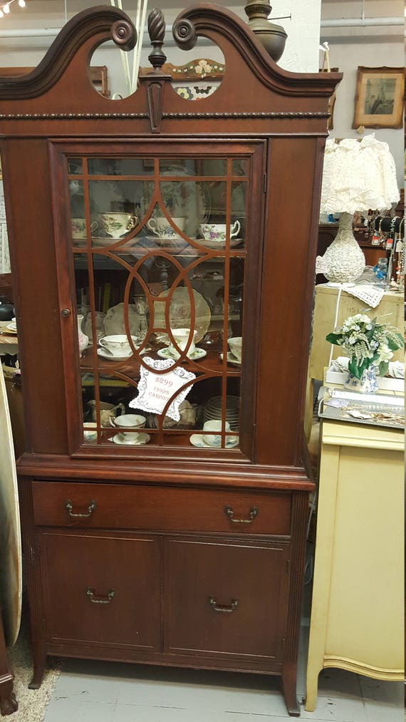 1930s Antique Mahogany China Etsy