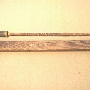 Maple and Pine Magic Wand with stand