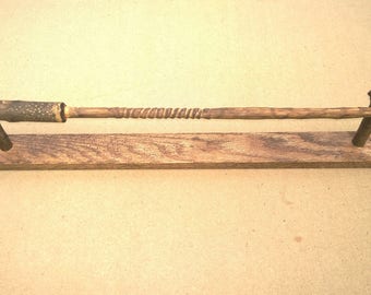 Maple and Pine Magic Wand with stand