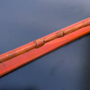 Halloween Elder Wand Orange and Black with stand image 4