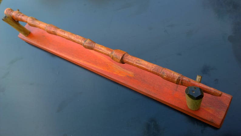 Halloween Elder Wand Orange and Black with stand image 8