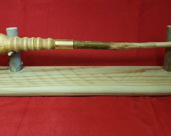 White Pine and Green Maple Wand with Stand