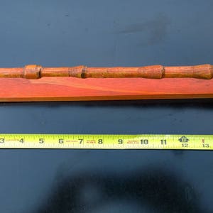 Halloween Elder Wand Orange and Black with stand image 9