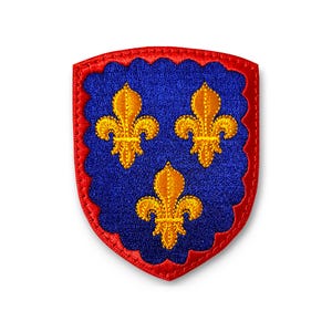 Berry patch badge embroidered in France with scratch back