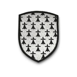 Embroidered coat of arms of Brittany