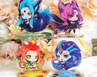 STAR GUARDIAN Xayah Rakan Zoe Neeko STANDEES S3