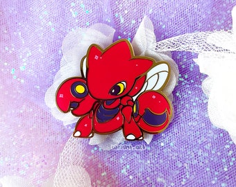 Scizor Shiny Enamel Pin