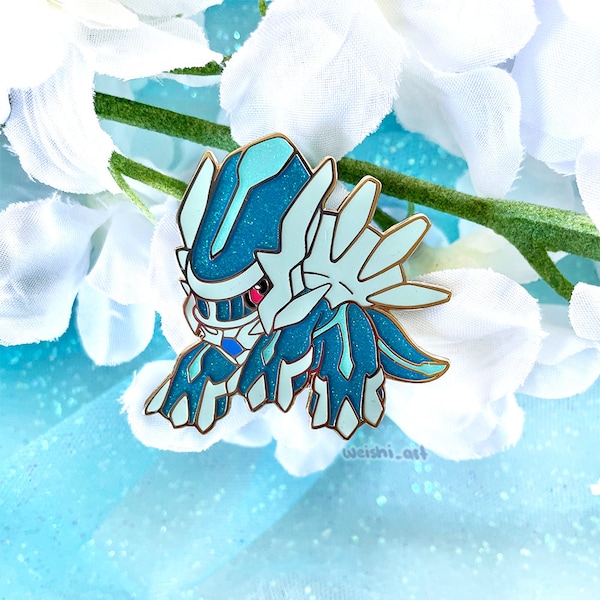 LIMITED Shiny Dialga Enamel Pin