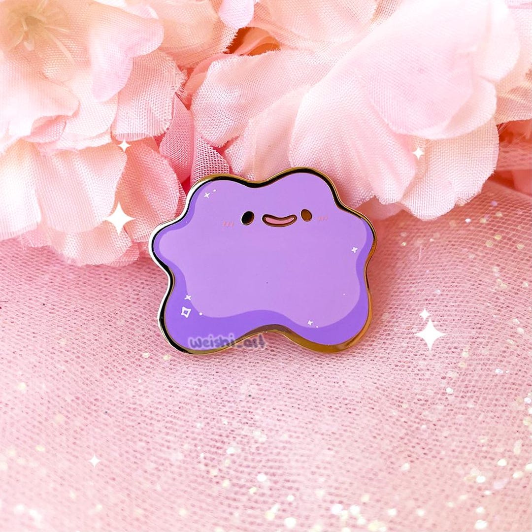 Ditto Pin Ditto Enamel Pin - Etsy