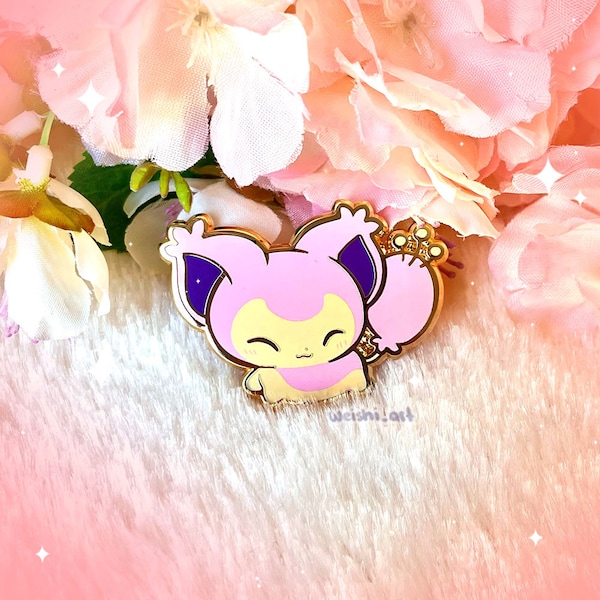 Skitty Enamel Pin