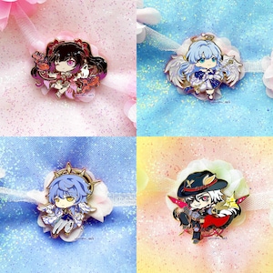 Honkai Starrail Sunday Robin Sparkle Boothill Enamel Pin