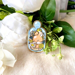 Flower Botany Bunnies Enamel Pins Bild 6