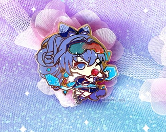 Honkai Starrail Silverwolf emaille pin