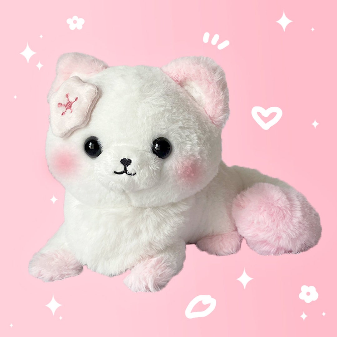FOXEY - FOXEYオリジナル SAKURAドーム Lily Sakura Cherry Blossom Snowfox Plush - Etsy