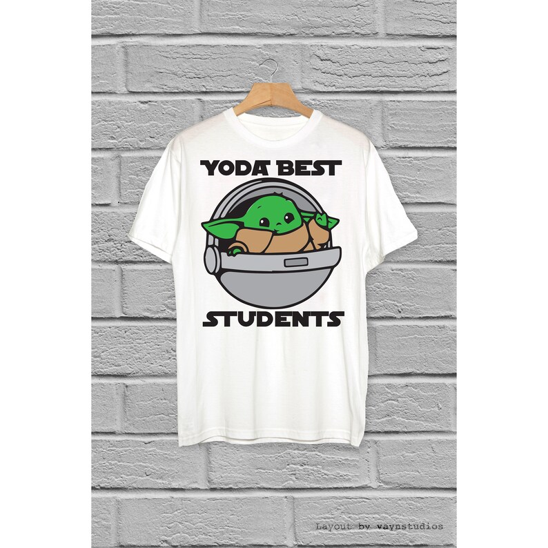 Download YODA Best Students babyyoda yoda svg school teacher | Etsy
