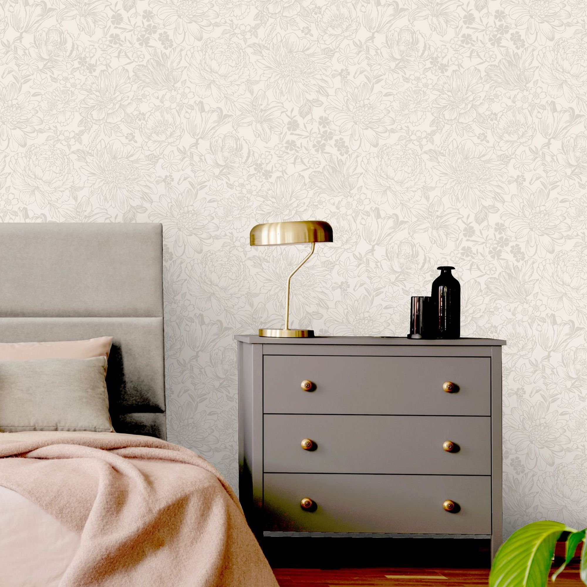 Walls Republic Cream Vintage Textured Floral Wallpaper. Easy - Etsy Walls Republic Cream Vintage Textured Floral Wallpaper. Easy - Etsy