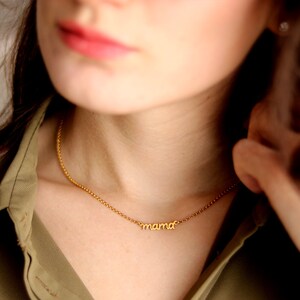 Collier maman - Cadeau pour maman - Cadeau fête des mères - Collier pour maman - Collier maman Or - Cadeau pour maman