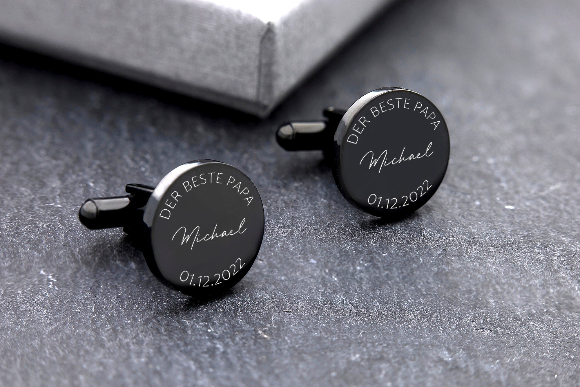 Gemelli Per Polsini Camicia Gemelli Personalizzati, Gemelli Con - Foto 9