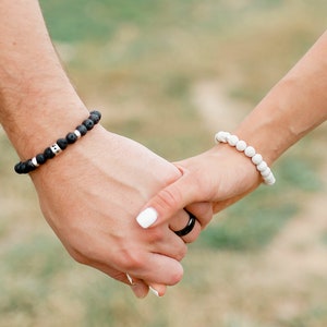 Bracelets partenaires - bijoux partenaires - bracelets partenaires pierre de lave - bracelets partenaires pierre de lave