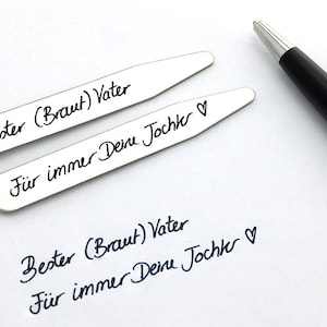 Actual handwriting gifts - actual handwriting gifts for men - gift for dad - gift for boyfriend - handwriting jewelry for men -Gifts for Men
