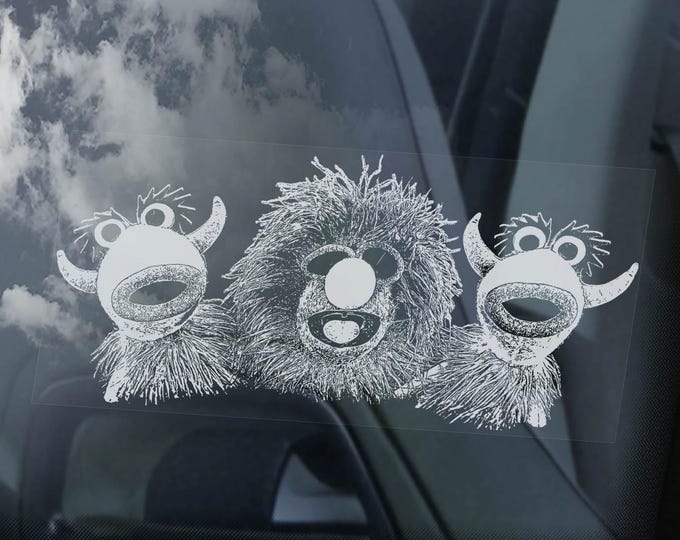 Mahna Mahna Sticker  |   Muppets Show Car Window Sign  |  Snowths Fan Gift Idea -V01