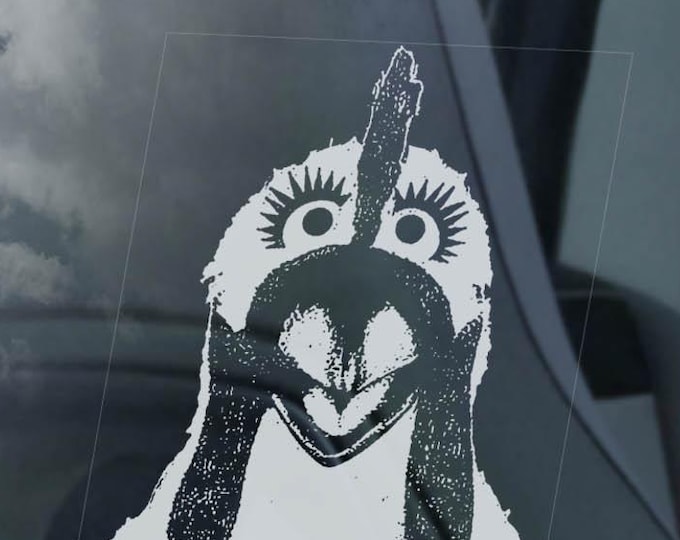 CAMILLA THE CHICKEN Car Sticker, Window Laptop Bumper Decal, Muppet Show Peeper  Sign Gift - V01