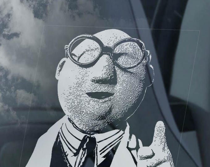 Dr Bunson Honeydew Car Sticker, Muppet Show Cute Peeper Window Laptop Bumper Decal Sign - CHOOSE YOUR DESIGN!