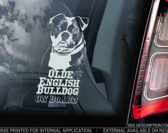 Car Window Sticker Chinese Dog on Board Sign Decal Gift Idea V03 Hug a Pug