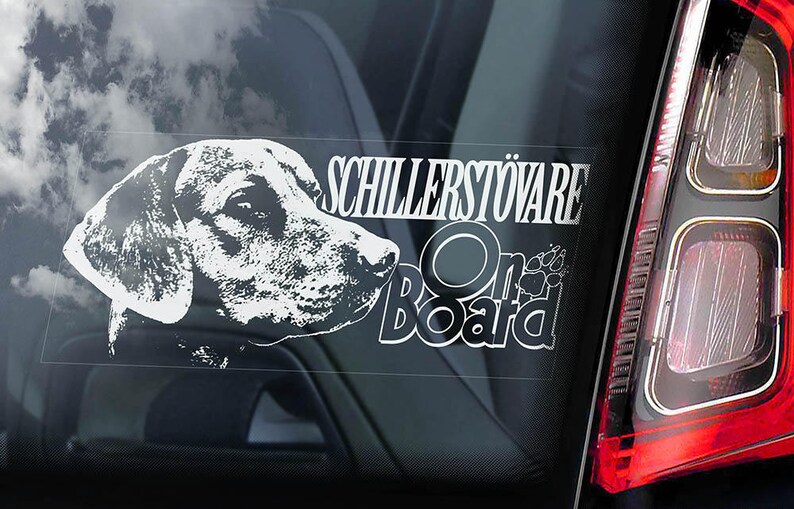 Schillerstövare on Board Car Window Sticker Schiller Etsy