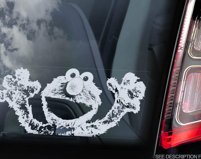 ELMO Car Sticker, Muppet Show Cute Peeper Window Laptop Bumper Decal Sign - Choose your design!