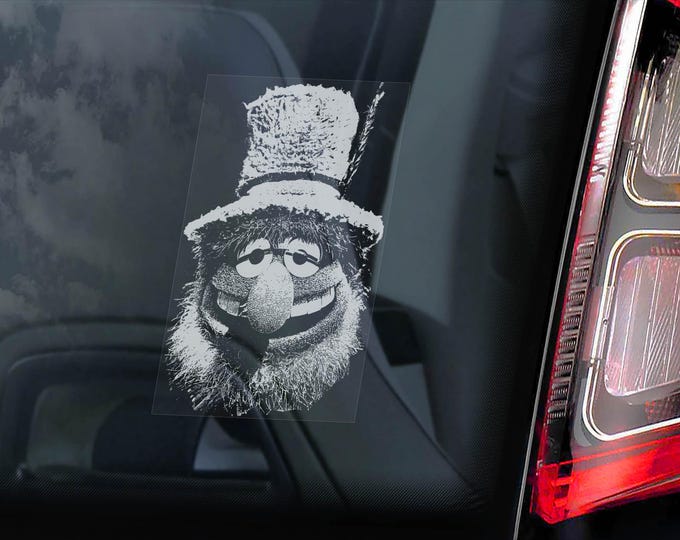 Dr TEETH Sticker  |   Muppets Show Car Window Sign  |  Electric Mayhem Fan Gift Idea -V01