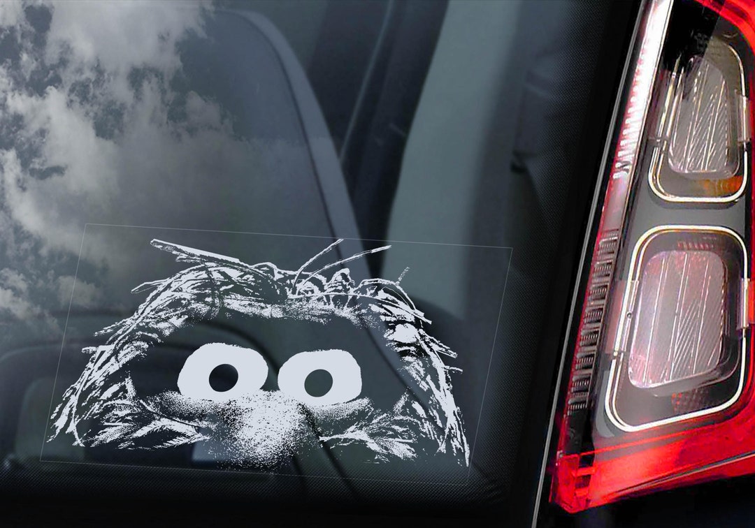 Peeper Window Sticker ANIMAL Sticker, Muppet Show Peeper Car Window Laptop Bumper Decal Sign ...