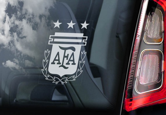 ARGENTINA FC - Car Window Sticker - AFA La Albiceleste Football Sign Decal - V01