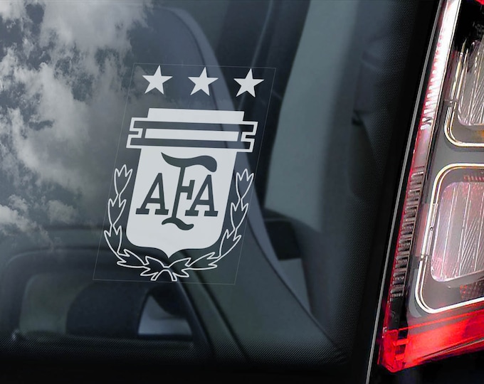ARGENTINA FC - Car Window Sticker - AFA La Albiceleste Football Sign Decal - V01