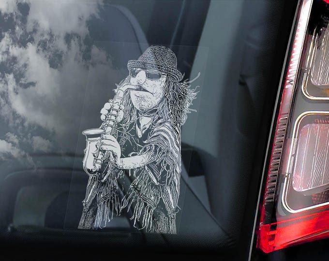 ZOOT Car Sticker, Window Sign, Muppet Show Peeper, Laptop Bumper Decal fan gift idea art print - V01