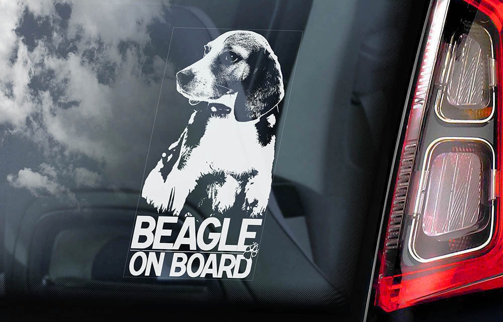 Beagle deals car sticker