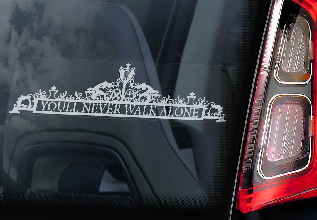 LIVERPOOL You'll Never Walk Alone, Shankly Gates Car Window Sticker ...