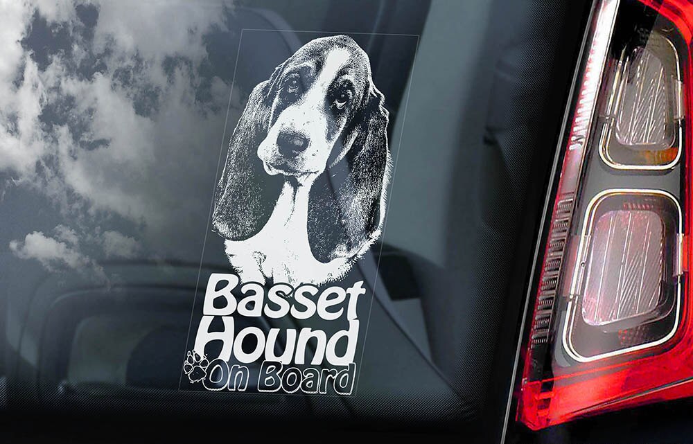 Auto Zubehör Basset Hund Haustier Aufkleber Auto Dekor Basset