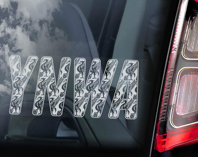 YNWA Car Sticker - Liver Bird Window Decal Gift Idea Liverpool Football lfc - V03BW