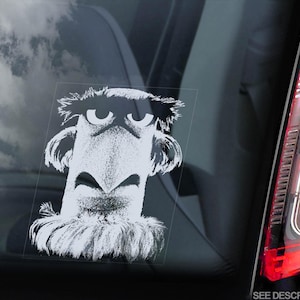 SAM THE EAGLE Car Sticker, Muppet Show Peeper Window Sign Laptop Bumper Decal Fan Gift -v01