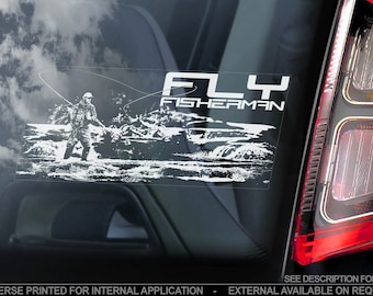 Fly Fishing Decal STOF #18 Truck/Boat Fish Vinyl Stickers Fly Fishing Decal STOF #18 Truck/Boat Fish Vinyl Stickers