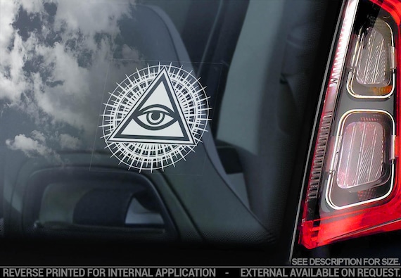 Simbolo Massonico, Quadratura Del Cerchio, Massone' Adesivo