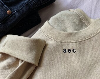 etsy monogram sweatshirt