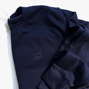 Cool Dad Embroidered Sweatshirt, Birth Announcement, Dad Sweatshirt, Daddy Shirt, Gift for Dad,