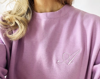 Personalized Embroidered Sweatshirt, Embroidered Sweatshirt, Bridal Party Shirts, Bachelorette Party Sweatshirt, Personalized Sweatshirt