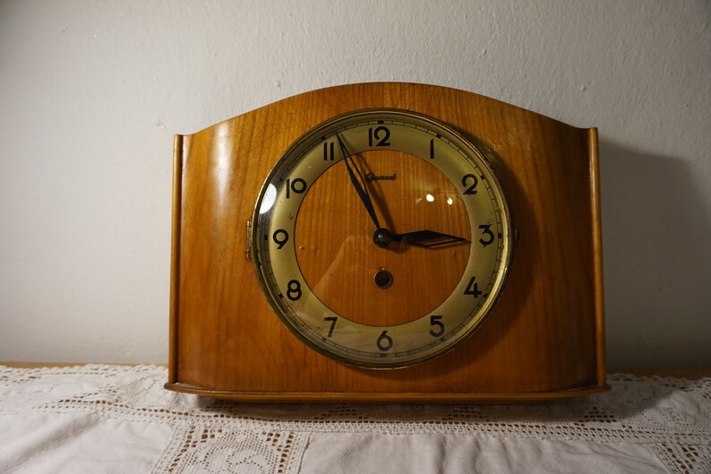 Vintage shabby alte Wohnzimmer Wanduhr Holz | Etsy Vintage shabby alte Wohnzimmer Wanduhr Holz | Etsy